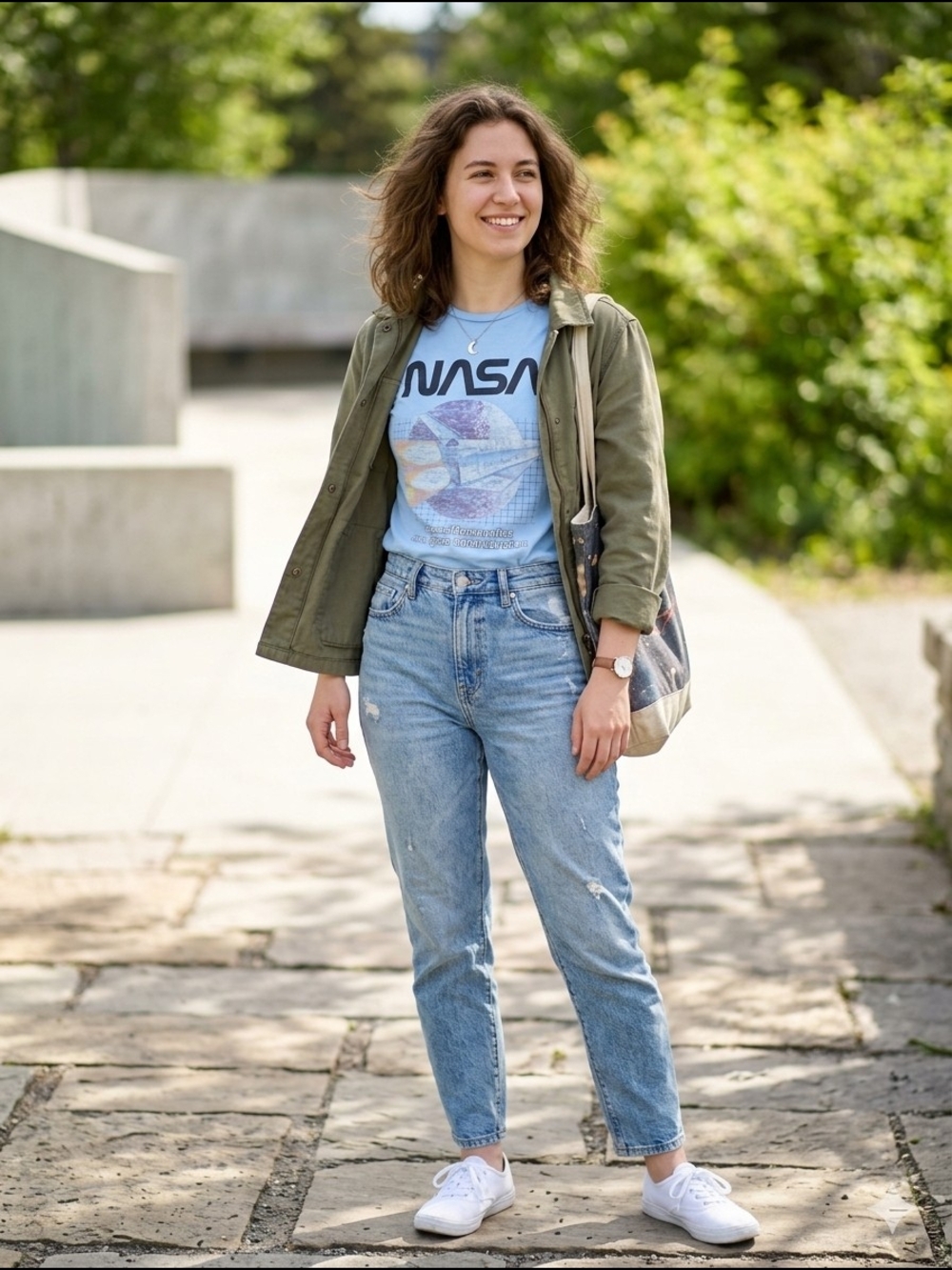 MAD Engine Light Blue Crewneck Graphic Tee